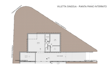 Borgo - Planimetria Villetta singola PI