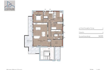 Mattarello - Residenza EVA - planim piano terzo